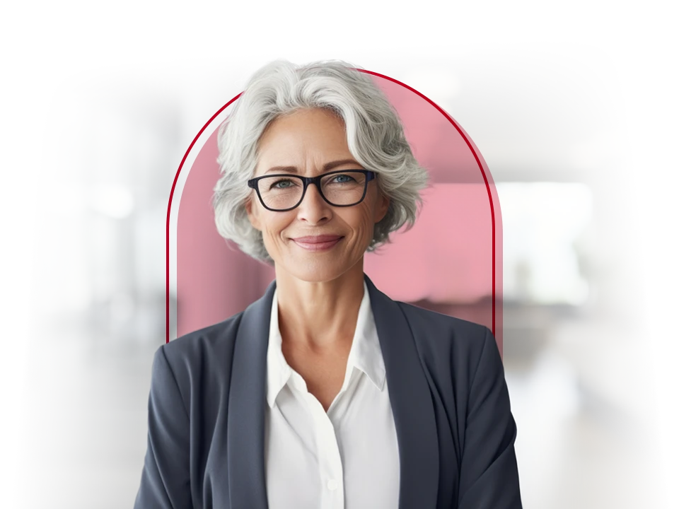 Businesswoman posing.