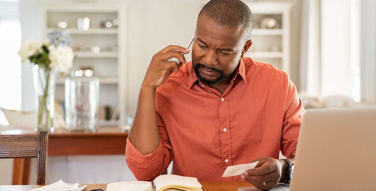 A man exploring the downsides of self enroll.